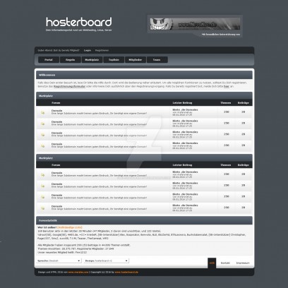 hosterboard - Layout